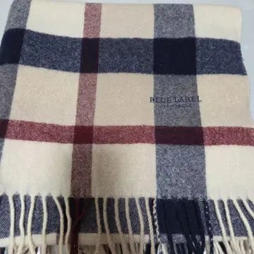 BLUE LABEL 체크 무늬 머플러