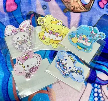 두근거리는 전사 산리오 스티커 시나모롤 코기뮨 위시미멜