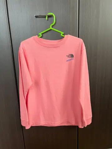 [ 새상품급 ] THE NORTH FACE 핑크 긴팔 T셔츠 L