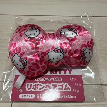 훼미리마트 한정판 헬로키티 리본 머리끈 2025 디자인A