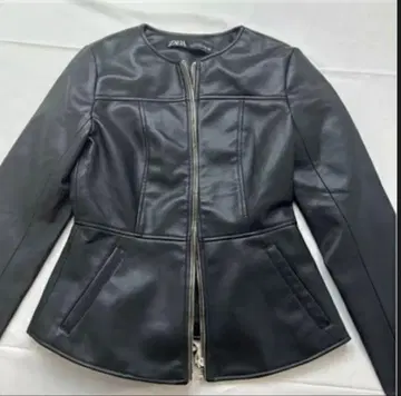 ZARA 자라 페이크 가죽 자켓