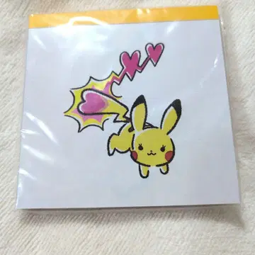 피카츄 잇츠데모 메모장 포켓몬