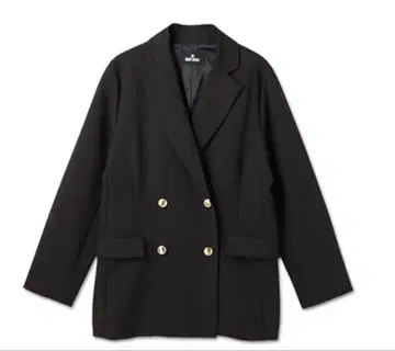 마리콴트 메탈 데이지 버튼 더블 브레스트 자켓