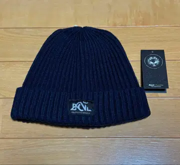 Back Channel 니트 모자 네이비