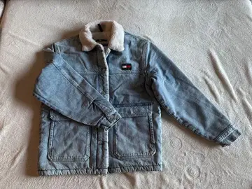 Tommy jeans 데님 자켓 보아 안감 M