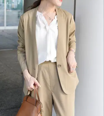 SHIPS 별주 쉽스 WWS 세탁 가능/다기능 소재 노 라펠 자켓