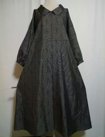 기모노 리메이크 / 돌먼 소매 / 카라 달린 원피스 사이즈 LL~3L