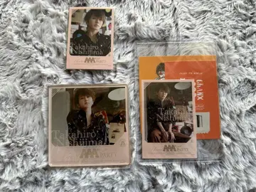 니시지마 타카히로 굿즈 3점 묶음 판매