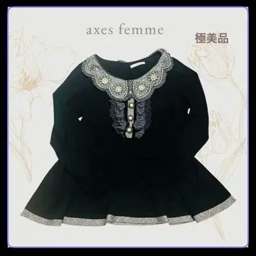 axes femme 페미닌 데코라티브 컬러 펄 플라워 히메갸루