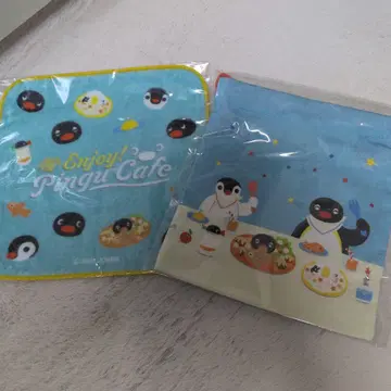 Enjoy! Pingu Cafe 핸드 타월&복조리 세트 새상품