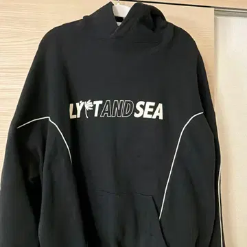 LYFT WIND AND SEA 블랙 후드티
