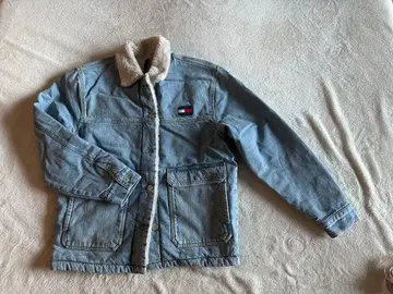 TOMMY JEANS 라이트 블루 데님 자켓