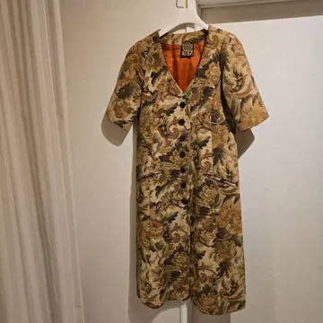 BIBA 빈티지 자카드 원피스