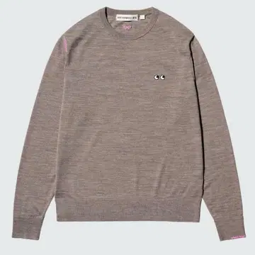 택 포함 새상품 유니클로 ANYA HINDMARCH 메리노 크루넥 스웨터