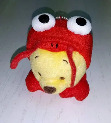 Disney 곰돌이 푸 인형옷 마스코트 키링 새우 가재