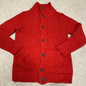 +39 masq 니트 가디건 레드