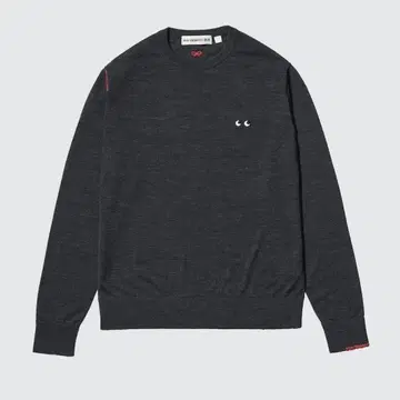 새상품 유니클로 ANYA HINDMARCH 메리노 크루넥 스웨터