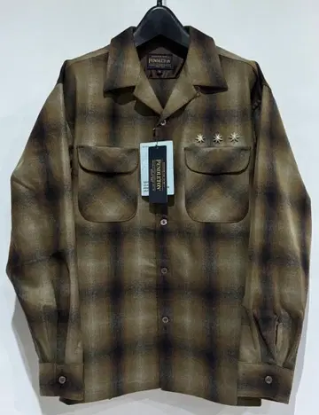 GDC PENDLETON 펜들턴 콘초 체크 셔츠 베이지 M