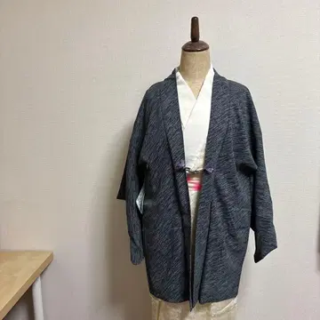 새상품급 겉옷 기모노 순수 실크