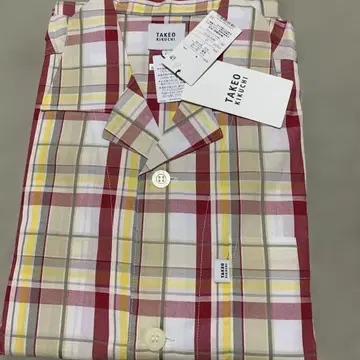 TAKEO KIKUCHI 체크 무늬 파자마 L 사이즈