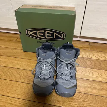 KEEN 하이킹 슈즈 그레이 24.5cm