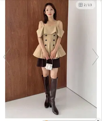 FRAYI.D 라운드토 롱 부츠