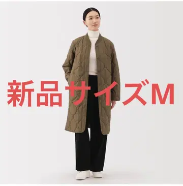 무인양품 포근한 솜 퀼팅 코트 M