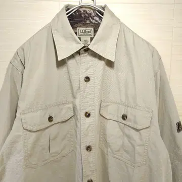 LL Bean 엘엘빈 긴팔 셔츠 카모플라주 리얼트리 L 상당
