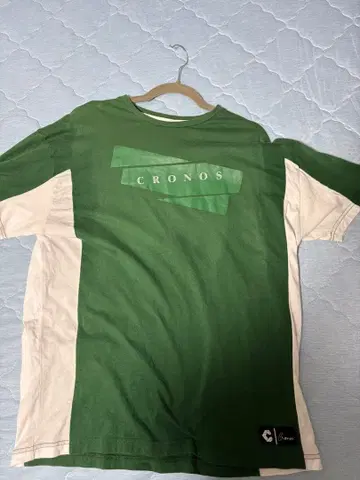 CRONOS T셔츠 그린/베이지