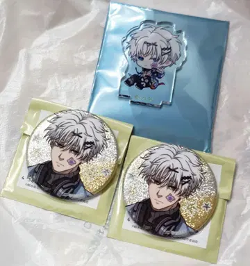 사카모토 데이즈 데코라 캔뱃지 아크릴 스탠드 스러 유즈키