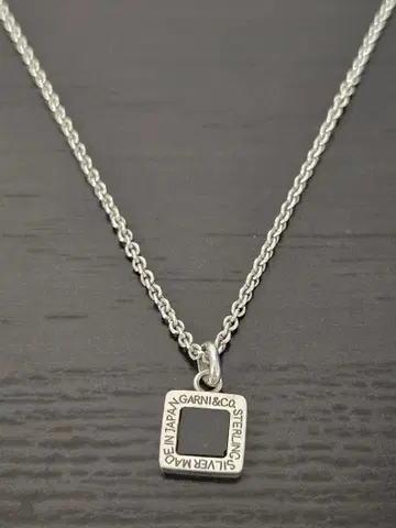 GARNI 목걸이 남성용 실버 925
