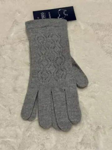 EVSEG 캐시미어 100% 장갑 그레이