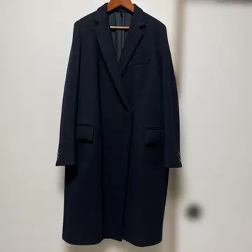 THE RERACS 체스터 코트 네이비 여성용