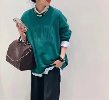 AP STUDIO 맨투맨 그린 쭈리