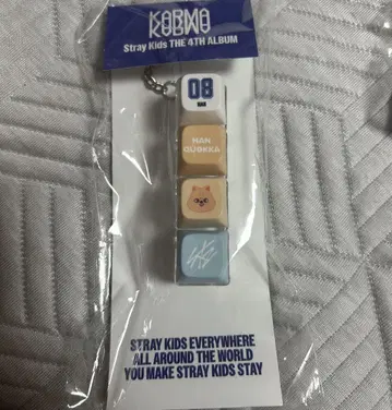 스키즈 한국 KARMA 팝업 키캡 키링 한