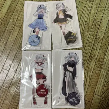 고양이 보리 토토로 아크릴 스탠드 컴프 세트 GiGO 한정판