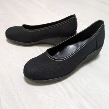 마리안 컴포트 슈즈 웨지솔 블랙 23.5cm