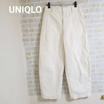 UNIQLO 저지 배럴 레그 팬츠