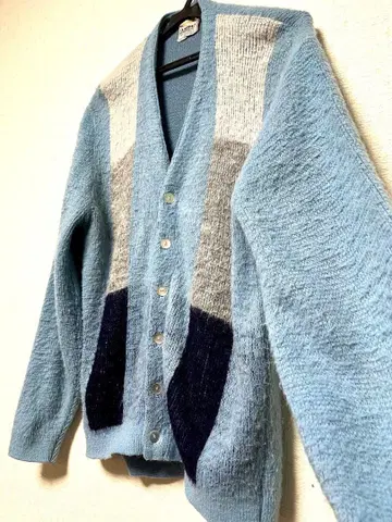 모헤어 가디건 60s mohair campus