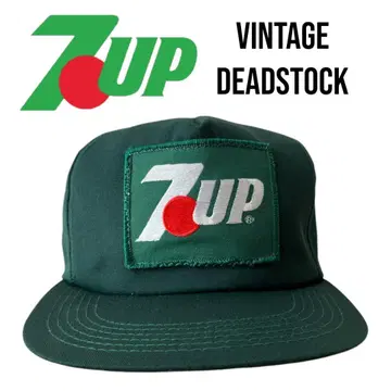 80-90s USA제 7UP 와펜 캡 빈티지 데드스탁