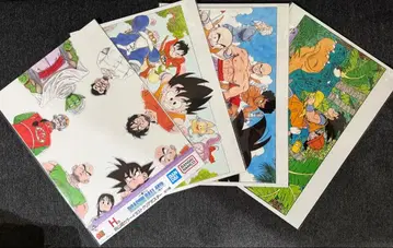 드래곤볼 포스터 4장 세트