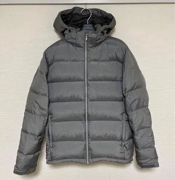 Marmot 후드 부착 다운 자켓 그레이