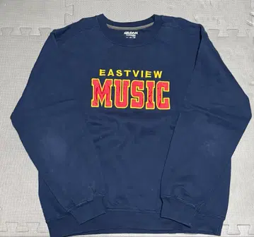 GILDAN EASTVIEW MUSIC 맨투맨 네이비