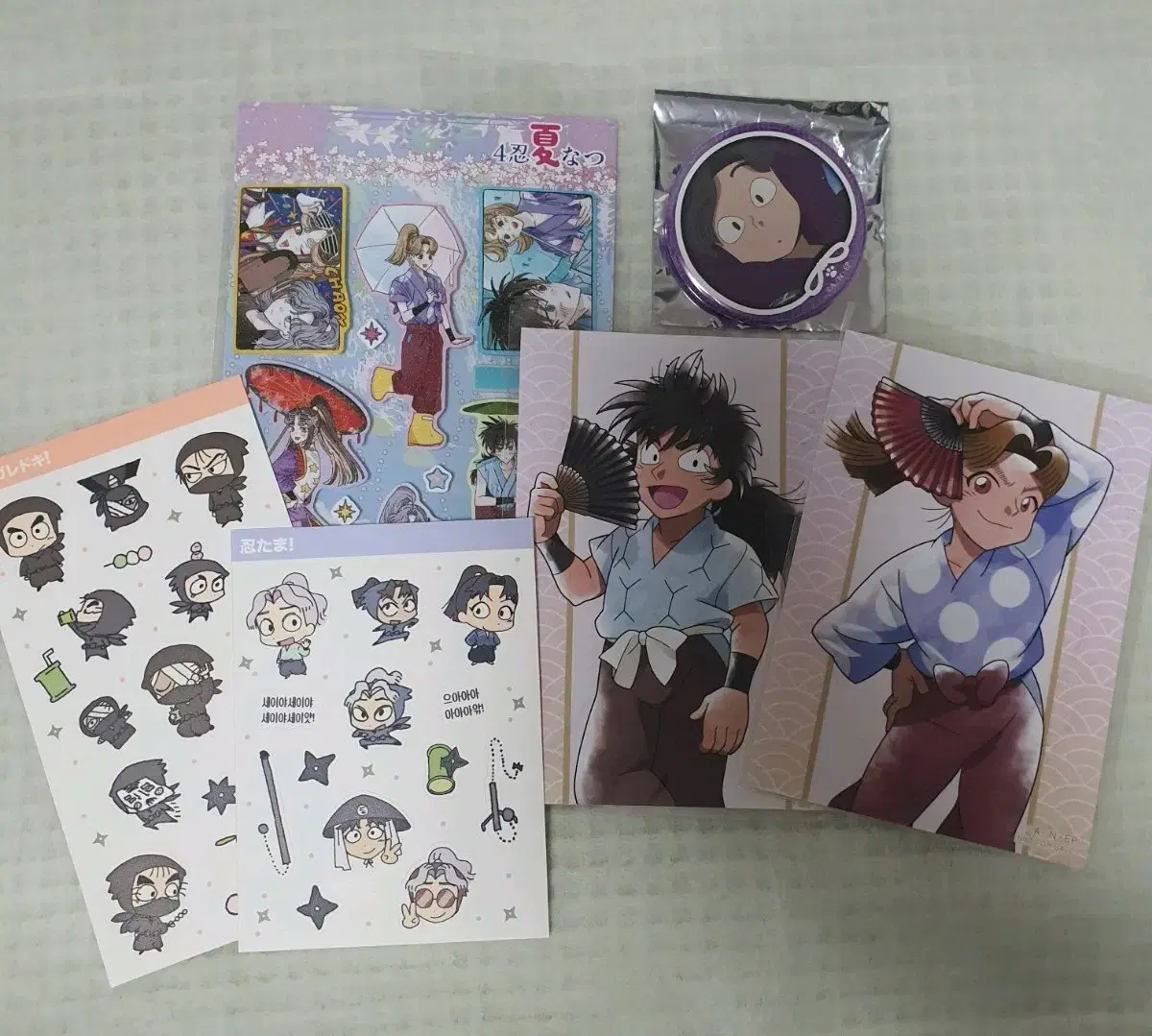 Nintama Ninja Boy Rantaro Bulk Sale 4 Nin Ayabe Taki Hama Takamaru Mikieimon