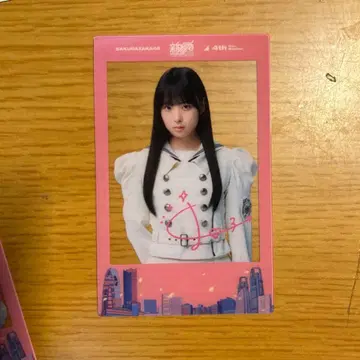 마츠모토 카즈코 신참자 폴라로이드풍 클리어 카드