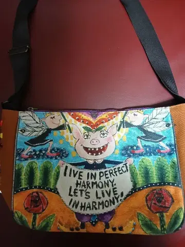 알베로베로 하모니 돼지 숄더백 컬러풀