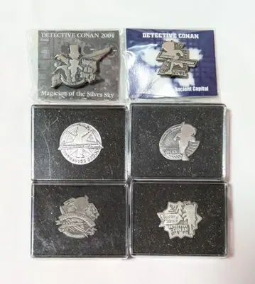 극장판 명탐정 코난 핀 배지 세트 코난 영화