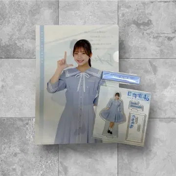 히나타자카46 로손 제일복권 아크릴 스탠드 클리어 파일 시모다 이즈키