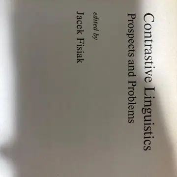 Contrastive Linguistics: Prospects and