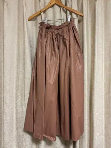 HONEY ME HONEY 핑크 플레어 스커트 안감 부착